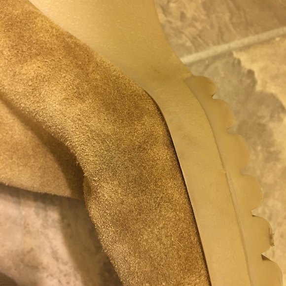 🚫 SOLD Reposh Coach Tan Suede Faux Fur Boots - Picture 7 of 8